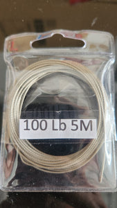 STAINLESS STEEL WIRE TRACE 100LB / 5M