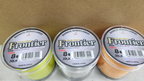 M165 FRONTIER RAINBOW MONOFILAMENT 500m  Size: 8G    (30lb)